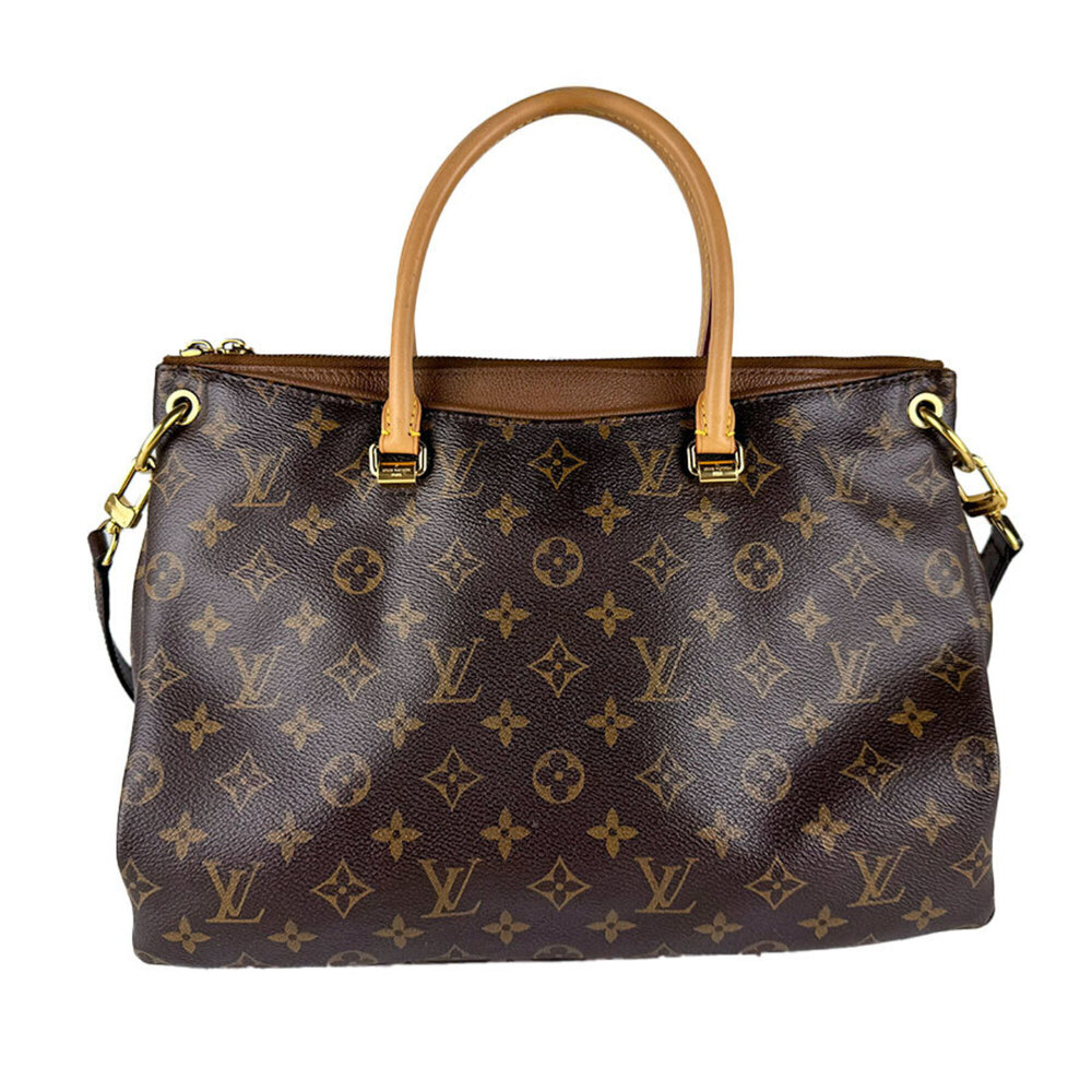 LOUIS VUITTON Authentic Brown Monogram Canvas Shoulder Bag